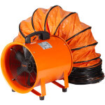 Ventilateur deextraction 365 w extracteur deair conduit industriel 304, 8 mm tuyau extraction 10 m volume ...