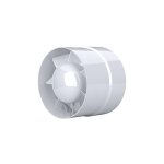 Ventilateur extracteur d'air, conomique 100mm, 12w / 130m, extracteur axial conduit en ligne : salle ...