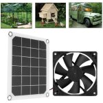 Ventilateur d'extraction � �nergie solaire 6v 10w, mini ventilateur de puissance de panneau solaire �tanche ...