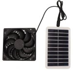 Rapanda - ventilateur d'extraction de panneau d'�nergie solaire ventilateur de panneau solaire 15w pour ...