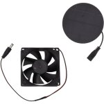 Gistuch - ventilateur de panneau solaire 3w, mini ventilateur d'extraction solaire � faible bruit et ...