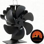 Ventilateur de po�le � bois aliment� par la chaleur, ventilateur thermique non �lectrique pour po�le ...