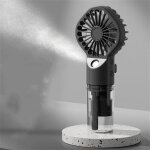 Ventilateur portable avec brumisateur d'eau - ventilateur de poche rechargeable par usb - avec pulvrisateur ...