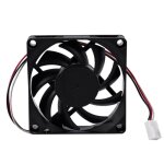 Ventilateur de refroidisseur botier d'ordinateur 3pin 12v 7cm 70mm processeur pc