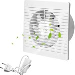 Ventilateur de salle de bain, ventilateur d'extraction, ventilateur de salle de bain avec interrupteur ...