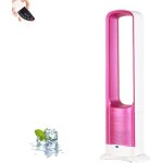 Ventilateur silencieux sans pales pour la maison et le bureau, oscillation � 180� avec t�l�commande, ...