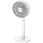Ventilateur de sol dc avec batterie et 9 pales