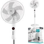 Ventilateur sur pied teesa avec t�l�commande, 3 vitesses, minuterie