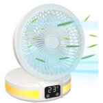 Ventilateur de table, pliable ventilateur silencieux rechargeable ventilateur de bureau portable avec ... Ventilateur de table, pliable ventilateur silencieux rechargeable ventilateur de bureau portable avec ...
