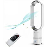 Ventilateur tour de 16 pouces, ventilateur sans feuilles avec minuterie de 0, 5  2 heures, ventilateur ...