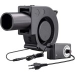Ventilateur turbine 12v, ventilateur radial r�glable avec variateur de vitesse et sortie d'air, pour ...