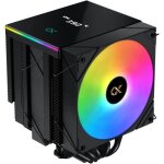 Ventirad cpu - xigmatek ak6 dual digital - amd am5 / am4 - ventilateur 2x 120 mm argb - noir