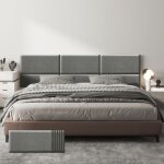 Vercart lot de 6 panneaux muraux rembourr�s autocollants en lin - t�te de lit 3d insonoris�e avec mousse ...