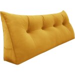 Vercart - coussin de lecture, oreiller traversin soutien dorsal, triangulaire coussin  coins, gros coussin ...