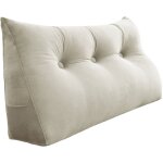 Vercart - coussin de lecture, oreiller traversin soutien dorsal, triangulaire coussin à coins, gros coussin ... Vercart - coussin de lecture, oreiller traversin soutien dorsal, triangulaire coussin à coins, gros coussin ...