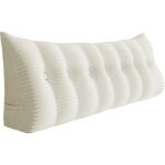 Vercart - coussin de lecture, oreiller traversin soutien dorsal, triangulaire coussin  coins, gros coussin ...