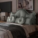 Vercart - grand coussin pour tte de lit, coussin de lecture, coussin long pour dossier de canap avec ...