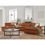 Lisa design - vermont - canapé panoramique d'angle gauche - 7 places - convertible - en tissu Lisa design - vermont - canapé panoramique d'angle gauche - 7 places - convertible - en tissu