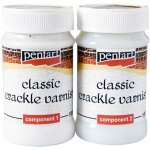 Vernis bi - composant pour fissures pentart pour peintures de découpage vernis 2x100ml Vernis bi - composant pour fissures pentart pour peintures de découpage vernis 2x100ml