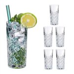 Verre  cocktail, en lot pratique de 6, volume : 300 ml, convient au lave - vaisselle, transparent - ...