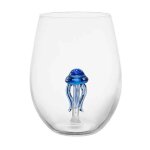 Verre mduse indigo 12x10x10cm