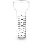 Verre de remplacement pour pluviomtre motif grenouille, souris, corbeau, etc. avec chelle jusqu' 35mm ...