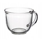 Verre � th� avec anse en verre �pais 480 ml leo