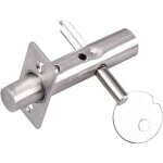 Verrou de porte invisible � mortaise en acier inoxydable pour puits de chemin�e, all�e de secours, accessoires ...