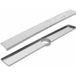 Versace model 316l stainless steel slim linear shower drainage channel taille: 50 cm