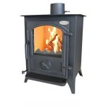 Verso - pole  bois 1 cid - 7, 5 kw performance fiable pour petits et moyens espaces avec porte en fonte ...
