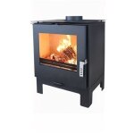 Po�le � bois 7, 5 kw ? volume chauffable 100 - 120 m� ? rendement 80, 2 % ? temp�rature fum�es 204 �c ...