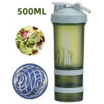 (vert)shaker � vinaigrette - marque - 500ml - vert - design pratique - mat�riaux �cologiques