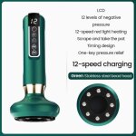 (vert)ventouses �lectriques - vert - rechargeable - 12 vitesses - anti - cellulite - massage infrarouge ...