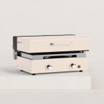 Verycook - couvercle de cuisson pour plancha gaz cr�ative 2 feux