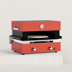 Verycook - four  pizza pour plancha gaz crative 2 feux