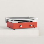 Plancha gaz créative 2 feux inox Plancha gaz créative 2 feux inox