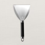 Spatule d'entretien en inox pour plancha