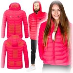 Veste chauffante usb pour femme et homme, grande taille, automne, isol�e, longue, xxl, rouge, taille ...