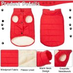 Veste pour chien doubl�e en polaire double, longueur du dos 40 cm, tour de cou 43 cm, lot de 2, adapt�e ...