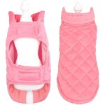 Veste manteau chien, rose xl fei yu