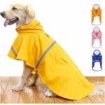 Veste poncho de pluie impermable pour chiens de grande taille avec capuche  bande rflchissante - ...