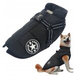 Vtements d'hiver pour chiens avec harnais veste chaude 2 en 1 pour chiens de taille moyenne  grande ...