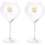 Veuve clicquot - lot de 2 fl�tes � champagne en acrylique