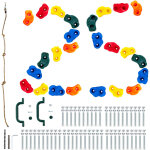 Vevor - 25 poignees deescalade, tailles et couleurs assorties, adaptees aux enfants et aux adultes, comprend ...