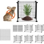 Lot de 5 protections pour plantes contre les animaux, 39 x 39 cm, grillage pour plantes, cages pour plantes ...