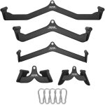 Vevor accessoires de traction laterale , barre en t pour machine a cable, barre en v, barre de traction ...