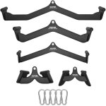 Vevor accessoires de traction laterale , barre en t pour machine a cable, barre en v, barre de traction ...