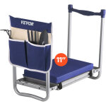 Vevor agenouilloir de jardinage, coussin large 28 cm, tabouret de jardinage, capacite 163 kg, banc de ...