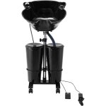 Vevor bac a portable, lavabo lave cheveux hauteur et angle reglables, avec pompe, tuyau de vidange, 2 ...