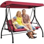 Vevor balancelle de terrasse 3 places, balancoire convertible avec auvent reglable porche exterieur, ... Vevor balancelle de terrasse 3 places, balancoire convertible avec auvent reglable porche exterieur, ...
